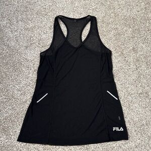 Fila Women's Black Racerback Tank Top